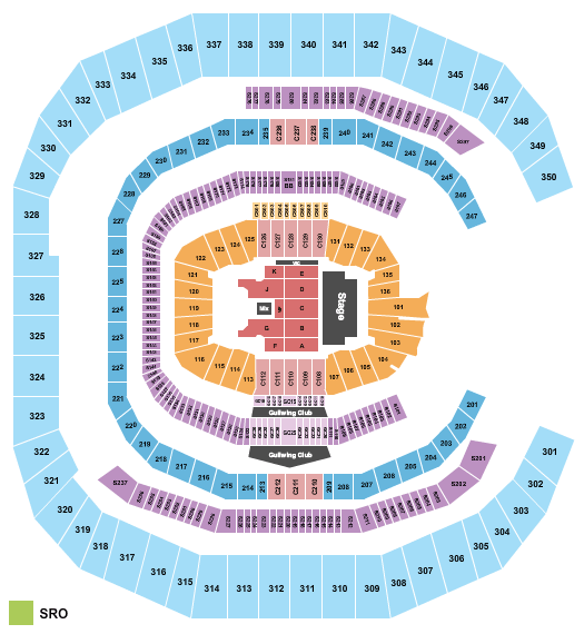 Square Garden Seating Chart Elton John